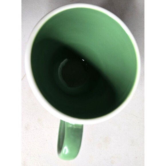 ROBERT STANLEY BALLERINA MUG CUP GREEN HANDLE - Picture 4 of 5